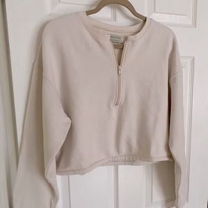 Crop Quarter Zip - Urban Outfitters